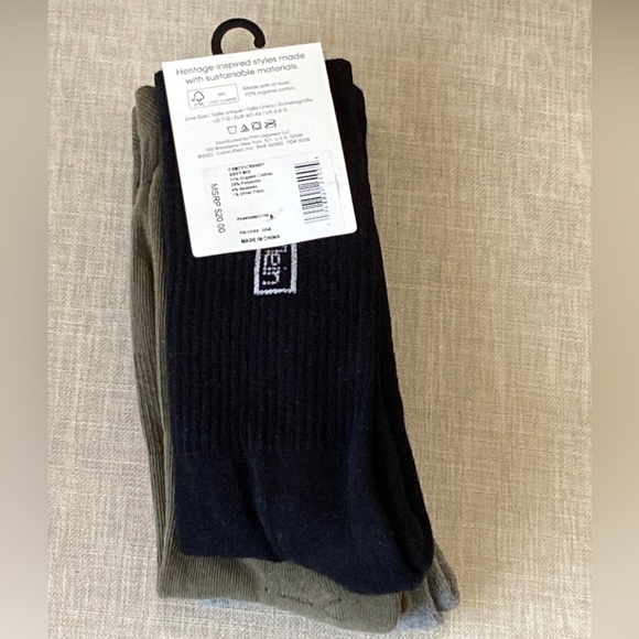 Calvin Klein Men’s Reimagined Heritage Cushion Crew 3 Pairs Grey Mix - Picture 9 of 12